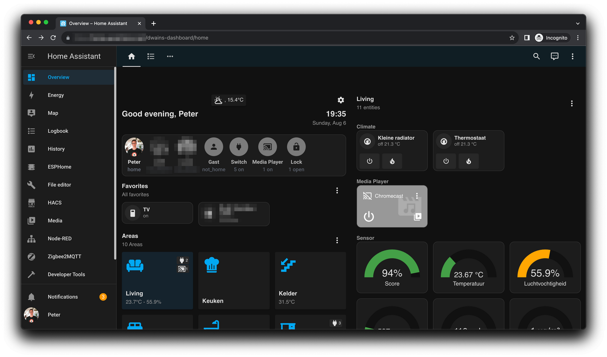 Auto-generated Home Assistant dashboards